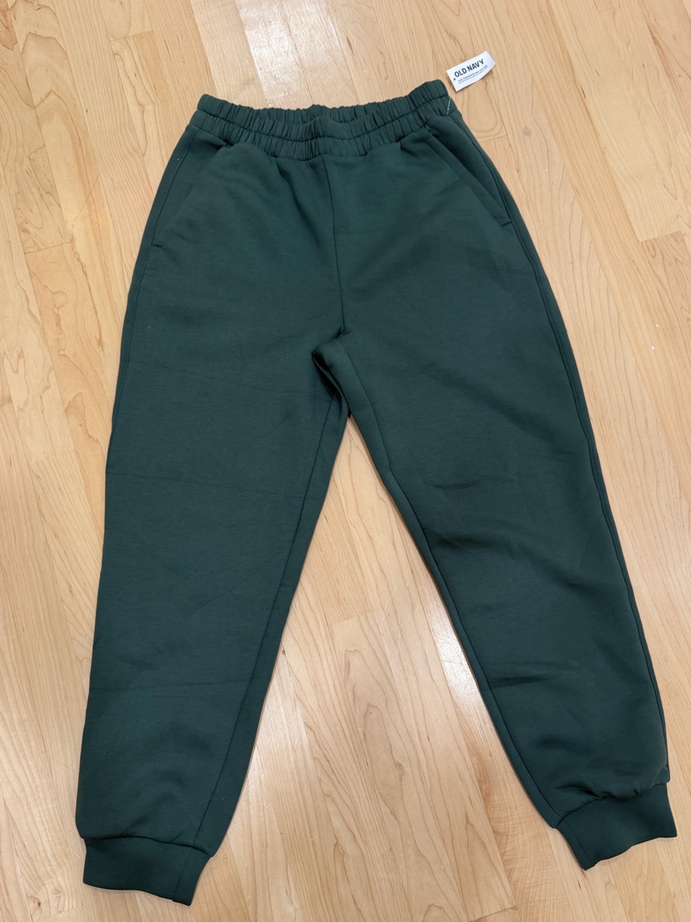 Old Navy Dark Green Women's Jogger Track Pants - Bounce Fleece